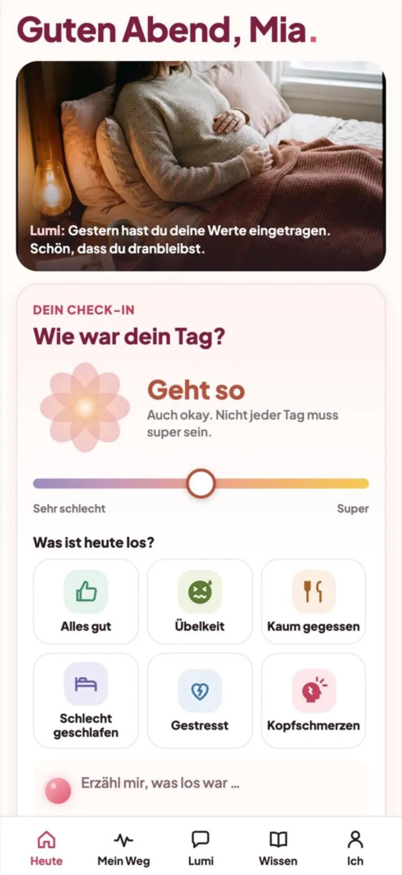 Nach der Geburt – Zuckertest und Kurzbericht