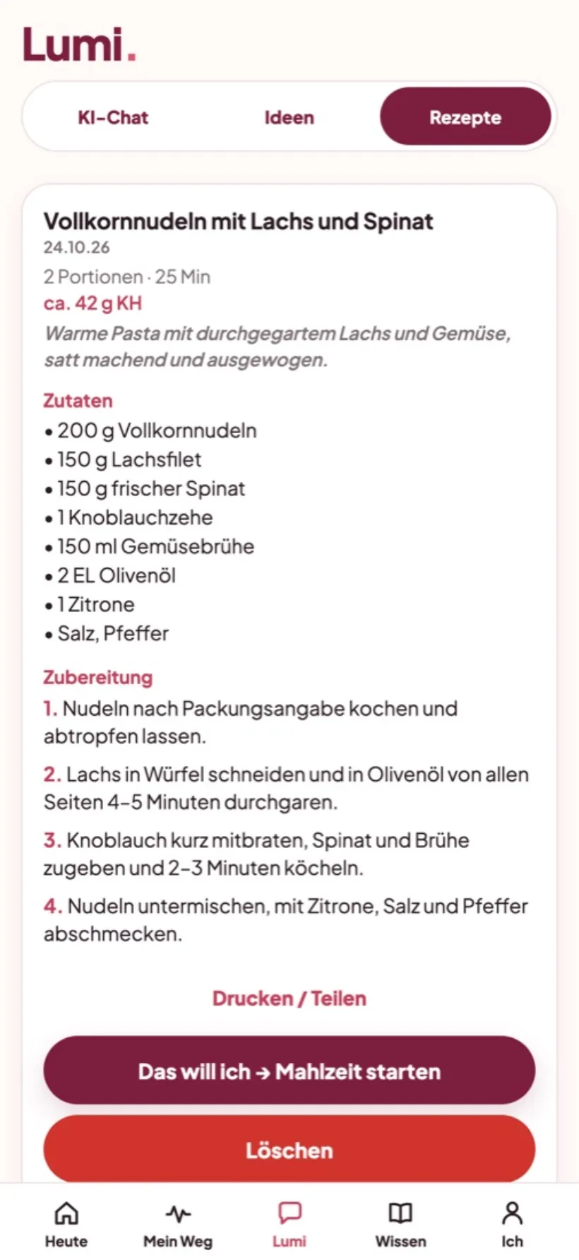 Rezept-Ideen (KI, im Abo)